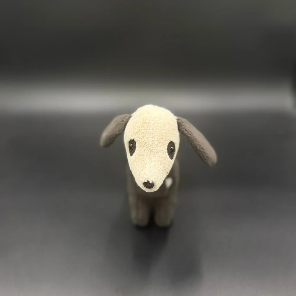 Jellycat Skeledog Dan Retired Skeleton Dachshund Plush Charcoal Halloween